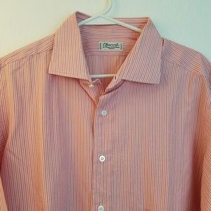 Charvet Bespoke Custom Striped Long Sleeve Shirt